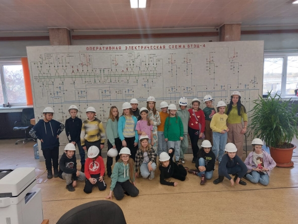 31 октября на Балаковскую ТЭЦ-4 прибыла детская делегация.